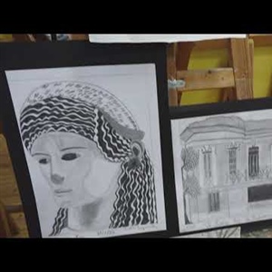 Έκθεση ζωγραφικής "Με τα μάτια της τέχνης" της Ειρήνης Μ.Μιχαλέλη - Βίντεο